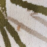 Curly wool design rug