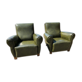 Pair of club chairs 50s