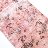 2x9 Pink Floral Vintage Runner Rug
