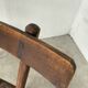 Pair of Savoyard tripod chairs, folk art, oak.
