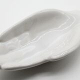 Empty white ceramic hand pocket