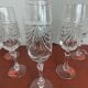 Champagne flutes, cut crystal from Lorraine, with original box.