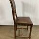 Pair of Henry II wooden and leather chairs