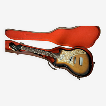 Framus vintage electric guitar, strato 5/155 model + original case 1964