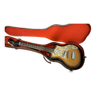 Framus guitare électrique vintage , modèle strato 5/155 + coffre original 1964