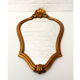 Miroir vintage à patine dorée dorée - 32 x 46cm