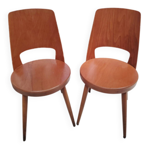 Paire de chaises scandinaves - assise