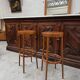 Paire de tabourets « Baumann » pour Henri Julien