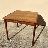 Danish extendable dining table in Rio rosewood 1960