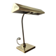 1970s brass banker’s desk lamp