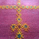 Vintage Berber kilim carpet 110x210cm