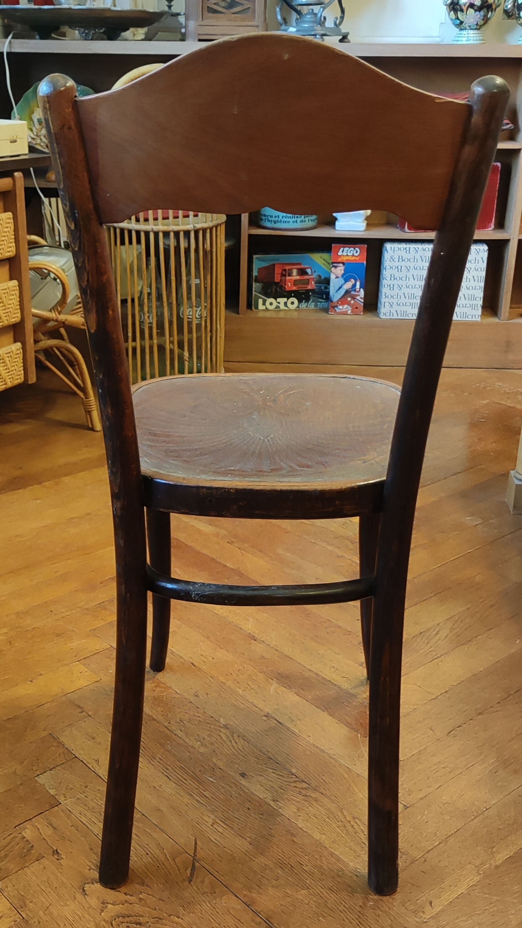 Old chair stamped Jacob and Josef Kohn