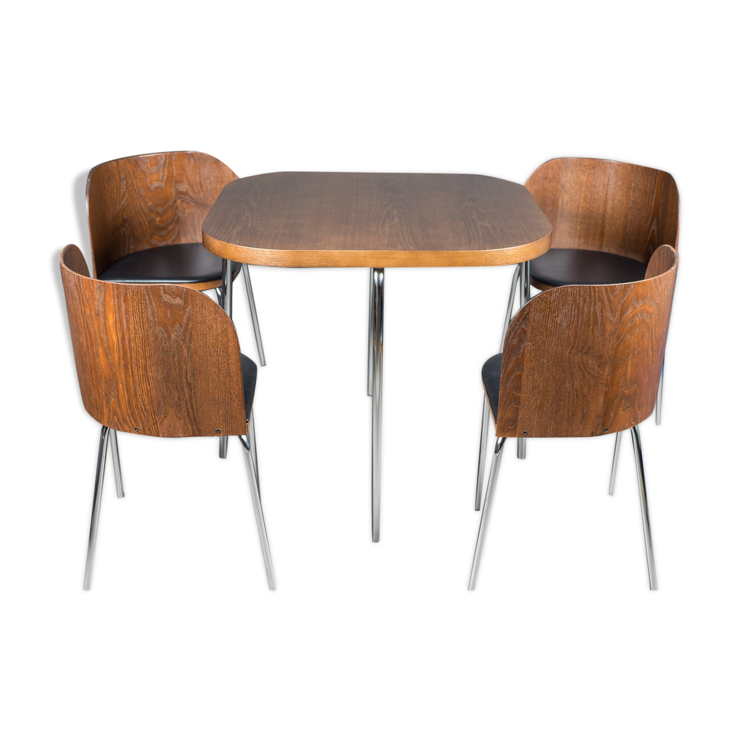 Salle à manger modèle Fusion, design Sandra Kragnert pour Ikea, Vintage Suédois 1970s