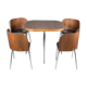 Salle à manger modèle Fusion, design Sandra Kragnert pour Ikea, Vintage Suédois 1970s