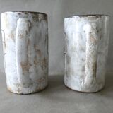 Set of 2 Kostanda ceramic mugs, 60s