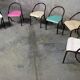 Série de 6 chaises enfant style Hitier - Vintage 1940 1950