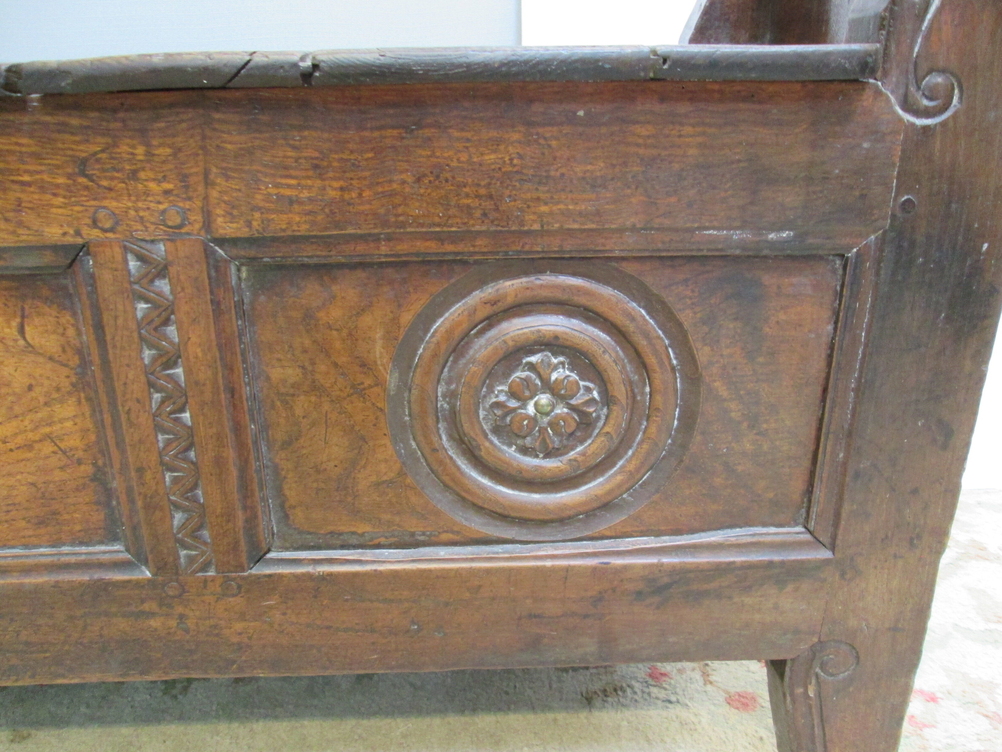 Chest in chestnut tree