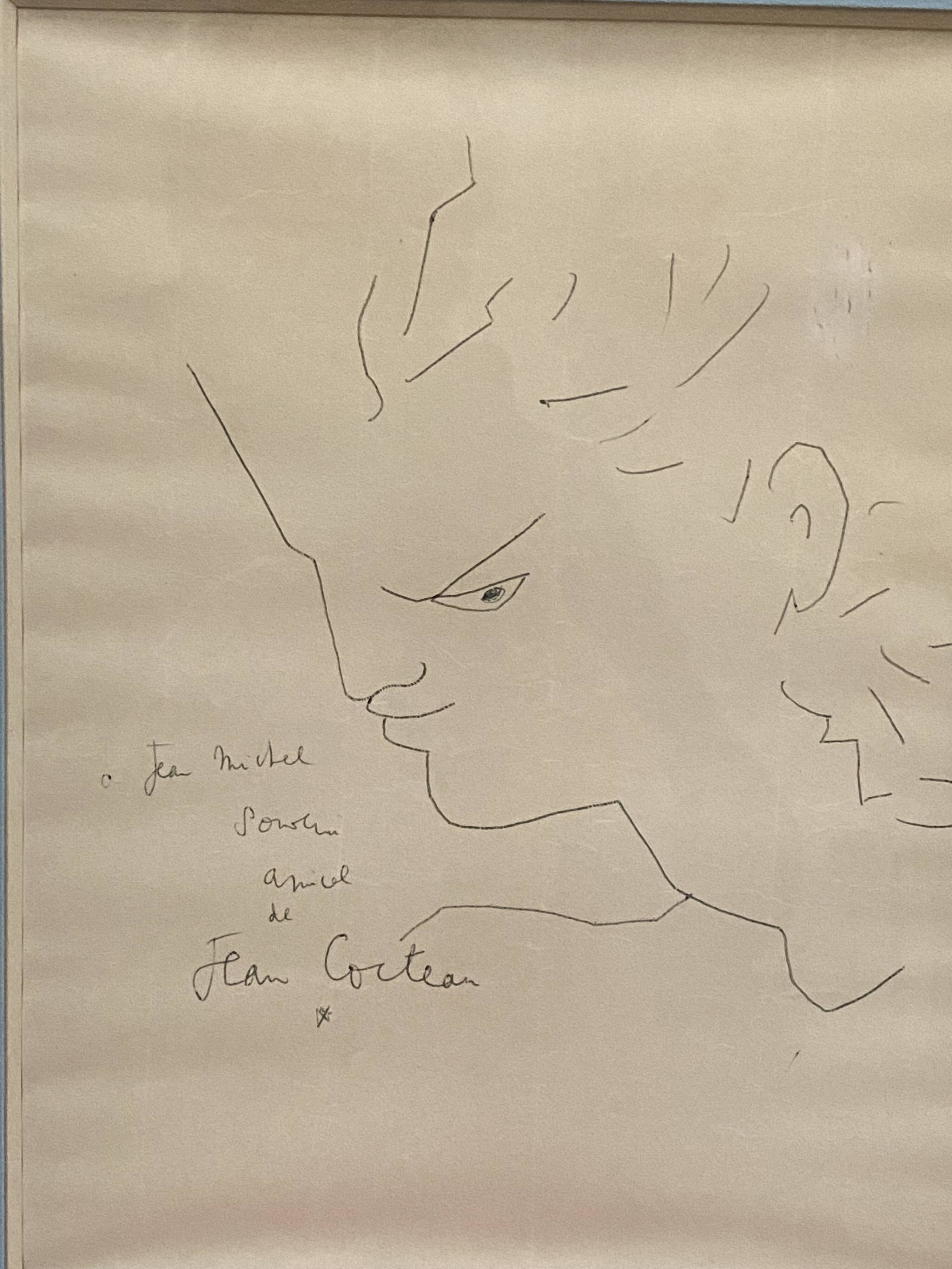 Dessin Jean Cocteau
