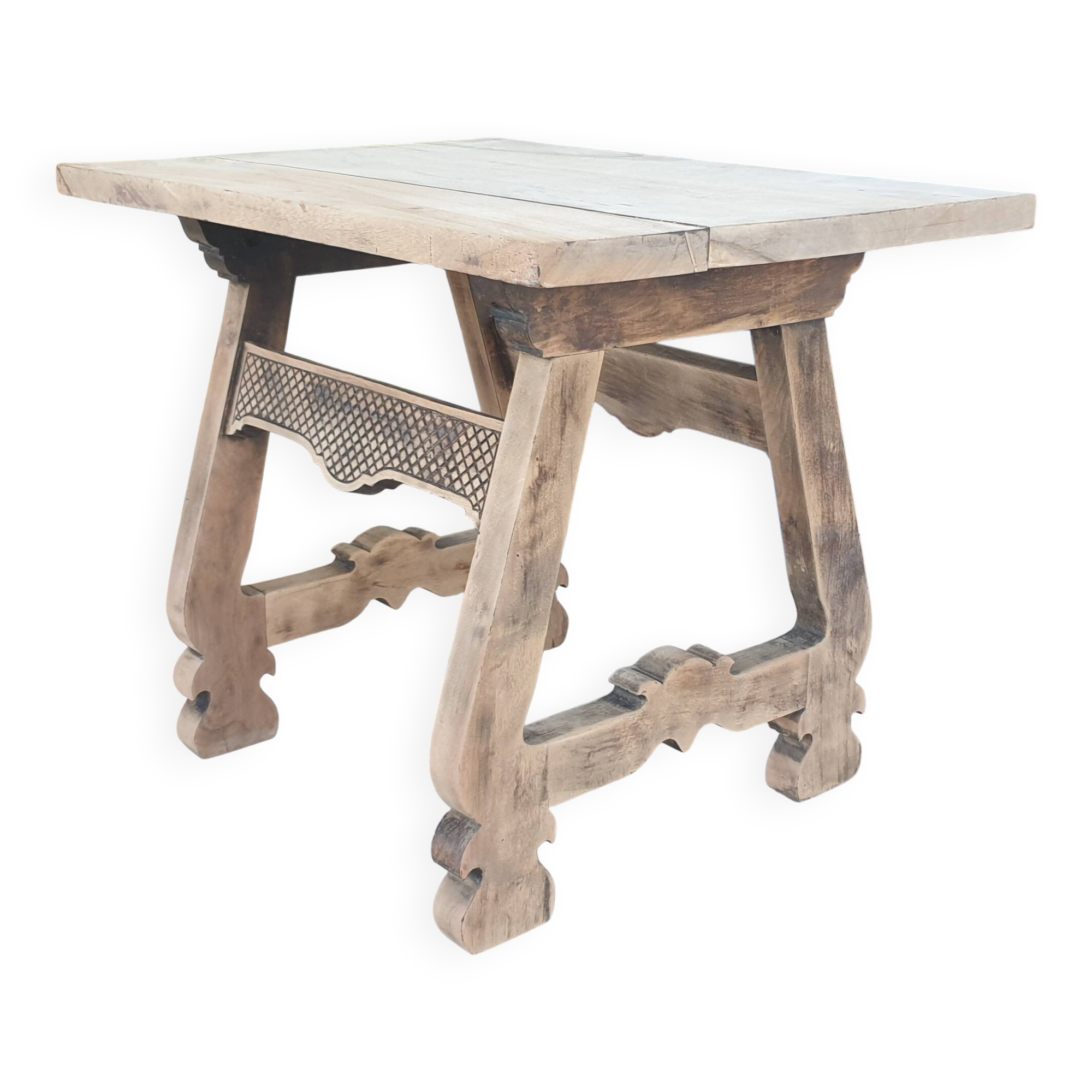 Natural wood coffee table