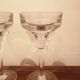 2 glasses absinthe absinthe in blown glass, 1930s