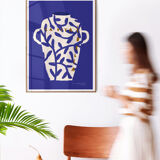 Wall poster with the phrase in Italian 'La vita e Bella'