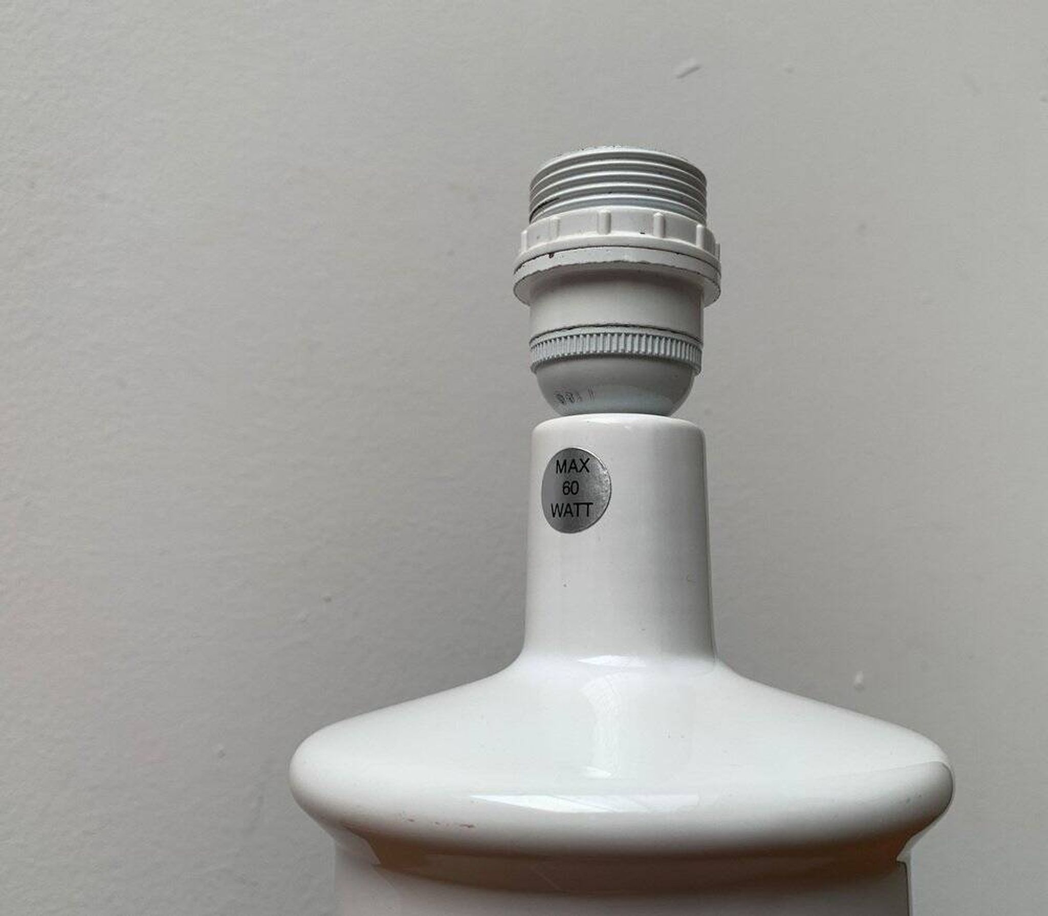 Mid-century ceramic table lamp by Lamperiet Aarhus, 1960s