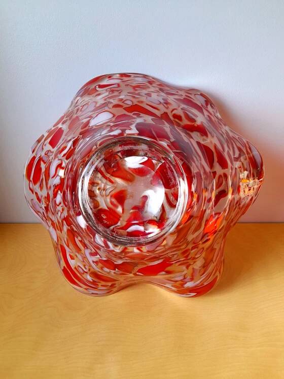 Coupe en verre soufflé de Murano 1970