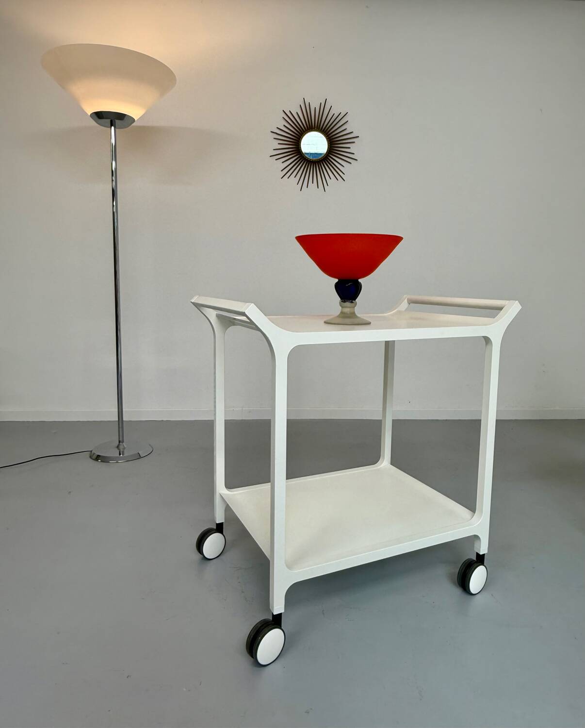 Scandinavian trolley on wheels design Claesson Koivisto Rune Swedese year 90