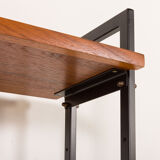 Mid-century free standing vinyl records wall unit, Italy 1970s.