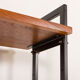 Mid-century free standing vinyl records wall unit, Italy 1970s.