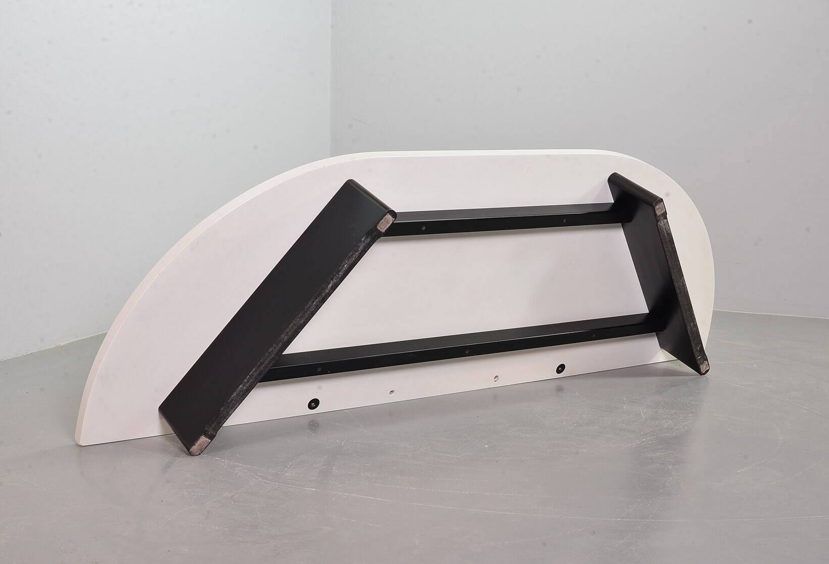 Vico Magistretti 3-Seat Flexible Cassina Blue Leather 'Veranda' Sofa, Italy