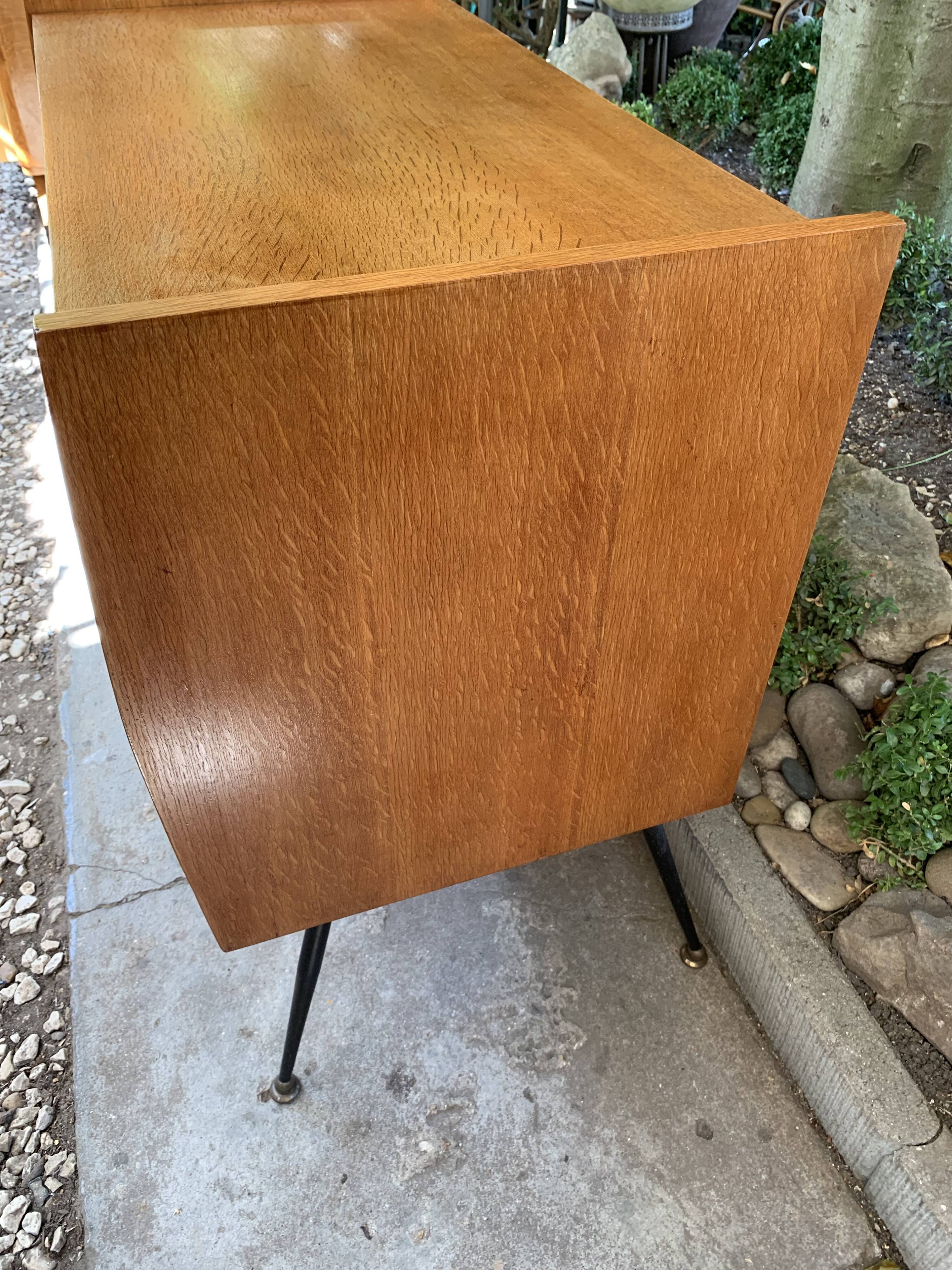 Buffet commode pieds compas 50’s