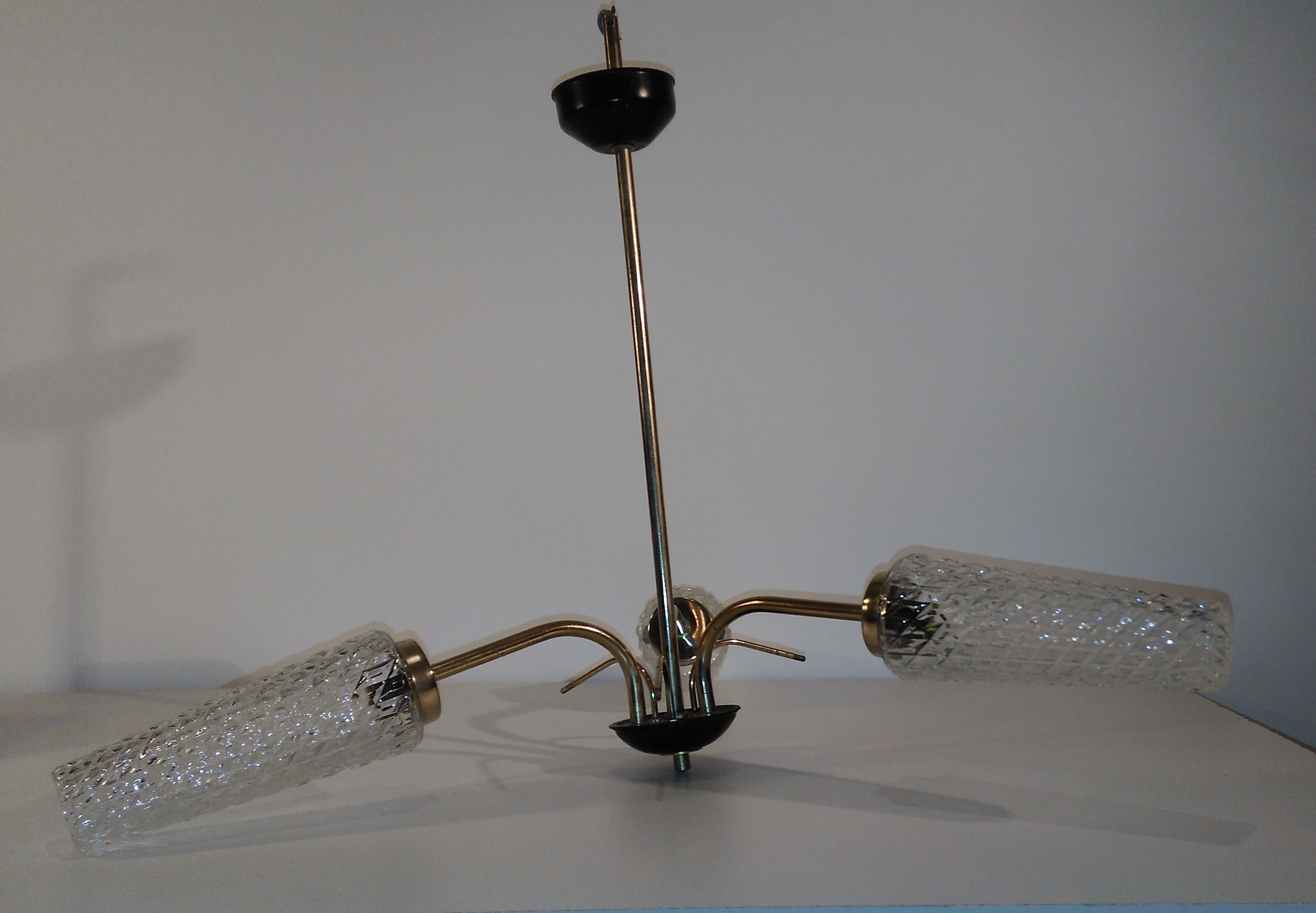 Lustre 3 glass globes