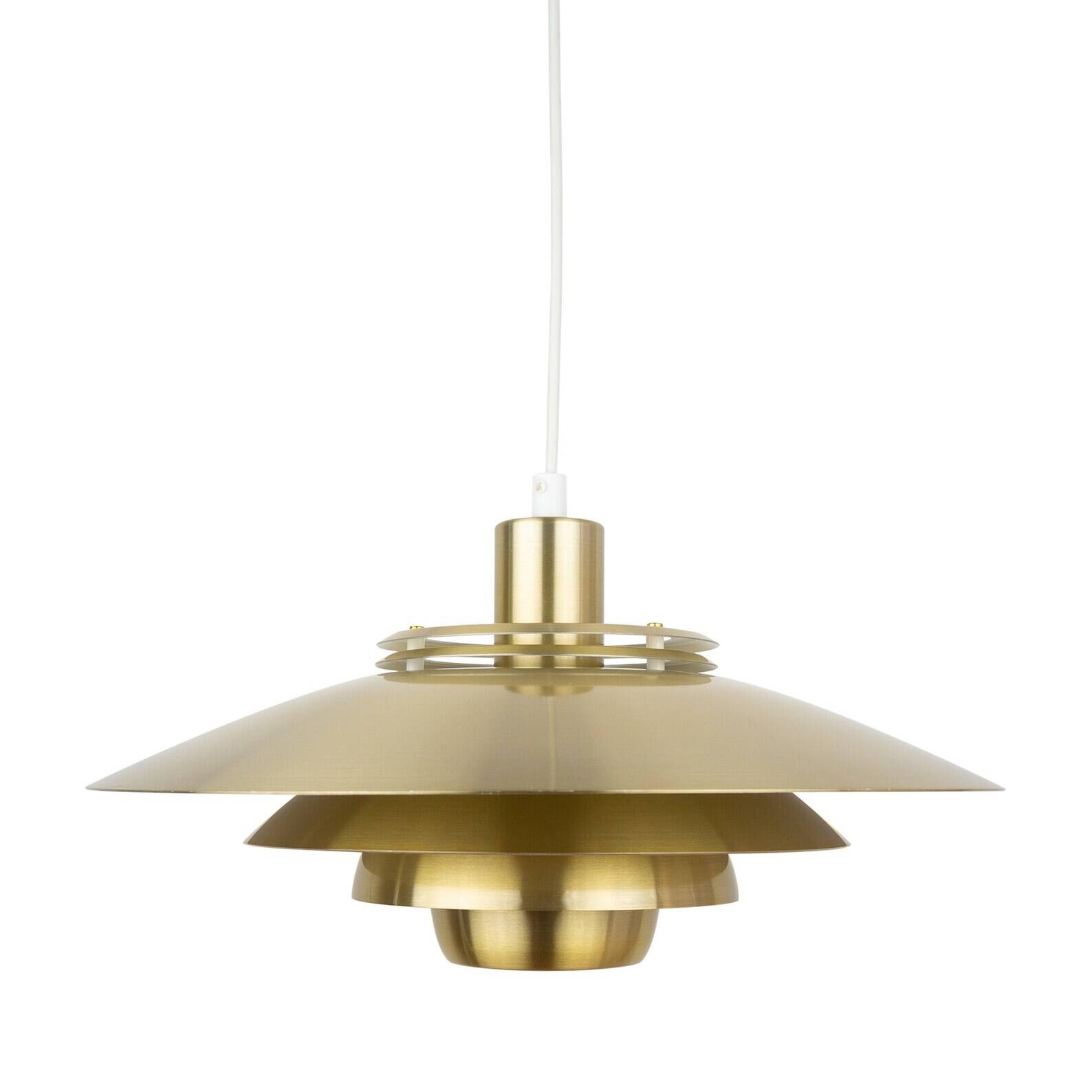 Danish vintage pendant lamp Dania by Kurt Wiborg, Jeka, 1980s