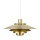 Danish vintage pendant lamp Dania by Kurt Wiborg, Jeka, 1980s