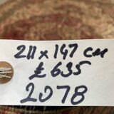 Vintage turkish rug 211x147 cm