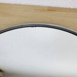 Plateau miroir rond années 50