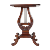 Art nouveau wooden table/ lira, 1910's.