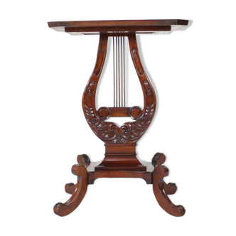 Art nouveau wooden table/ lira, 1910's.