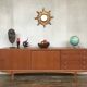 Scandinavian enfilade, 1950 design, vintage teak