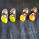 Lot 4 Salt and Pepper Shakers Cigales Ceramic - Provençal Style