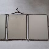 Ancient tryptic barber mirror