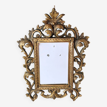 Petit miroir style Rococo Baroque de Roberta Wood  vintage An 50/60