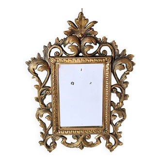Small Rococo Baroque style mirror by Roberta Wood vintage 50/60