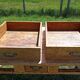 VERY OLD AUVERGNE FARM TABLE IN SOLID WOOD / 3 LARGE DRAWERS