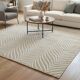 Beige patterned rug