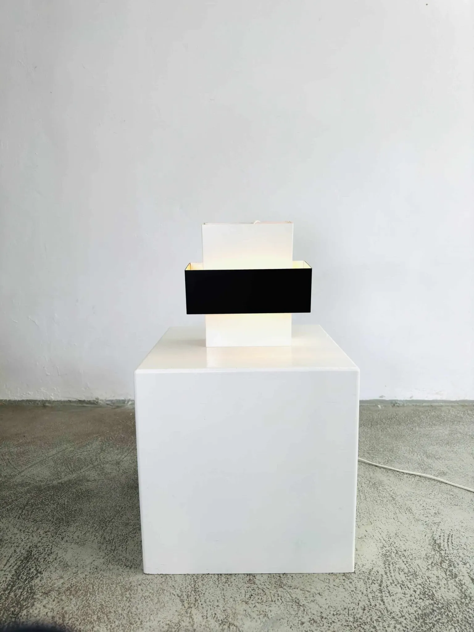 Geometric Wall Lamp By J.J.M. Hoogervorst For Anvia Nederland, The Netherlands, 1960S
