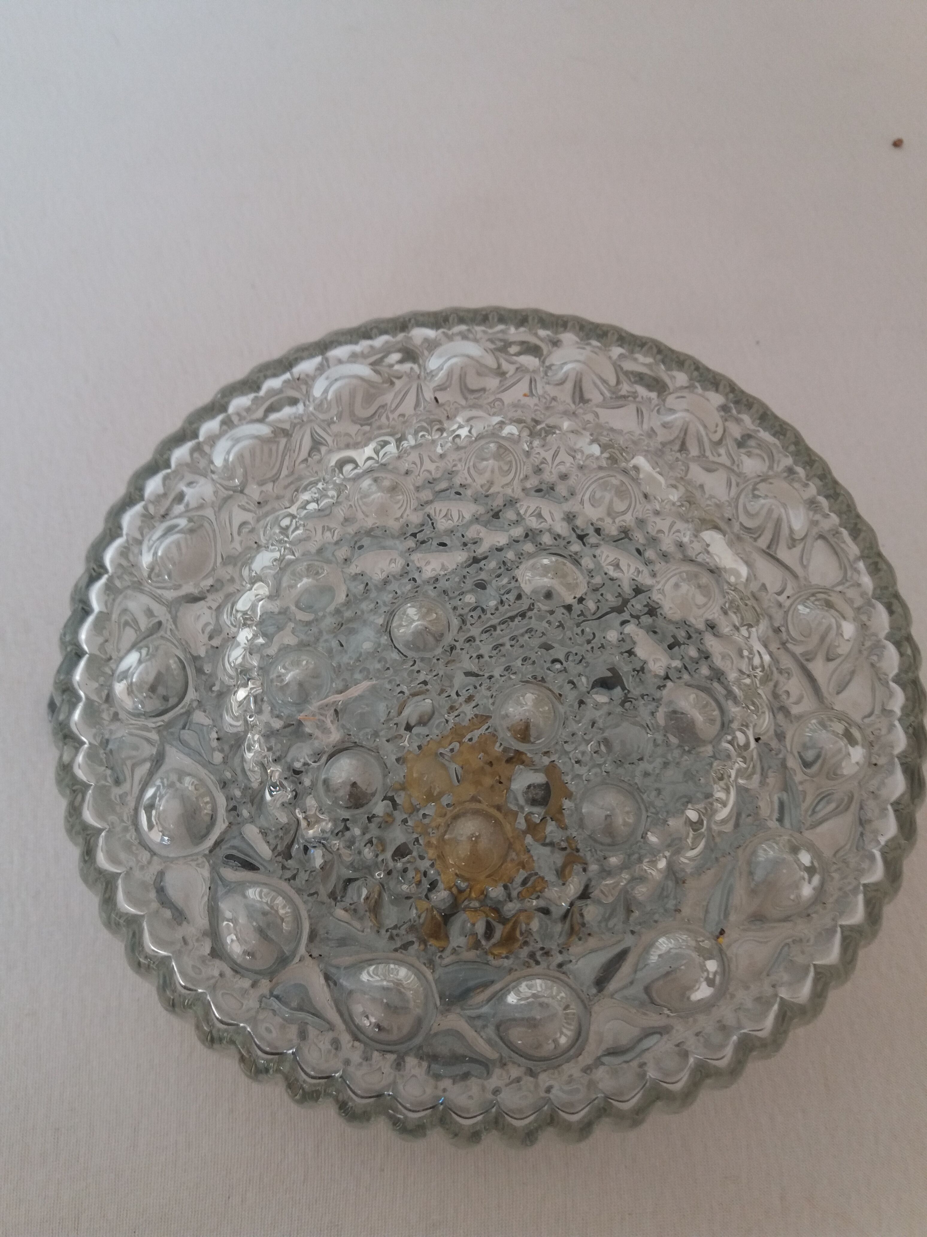 Vintage glass ceiling light