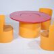 1960s Space Age Children's Set Table Chairs