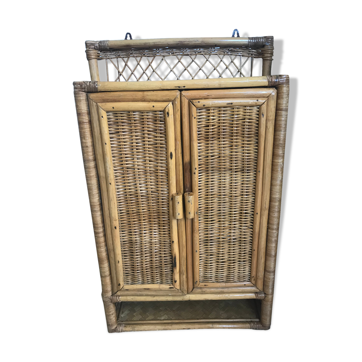 Rattan wall cabinet 82X48